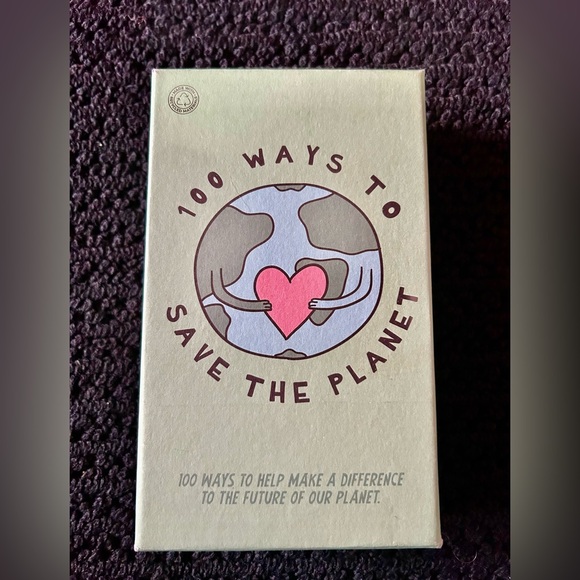 Other | 10 Ways To Save The Planet Cards | Poshmark